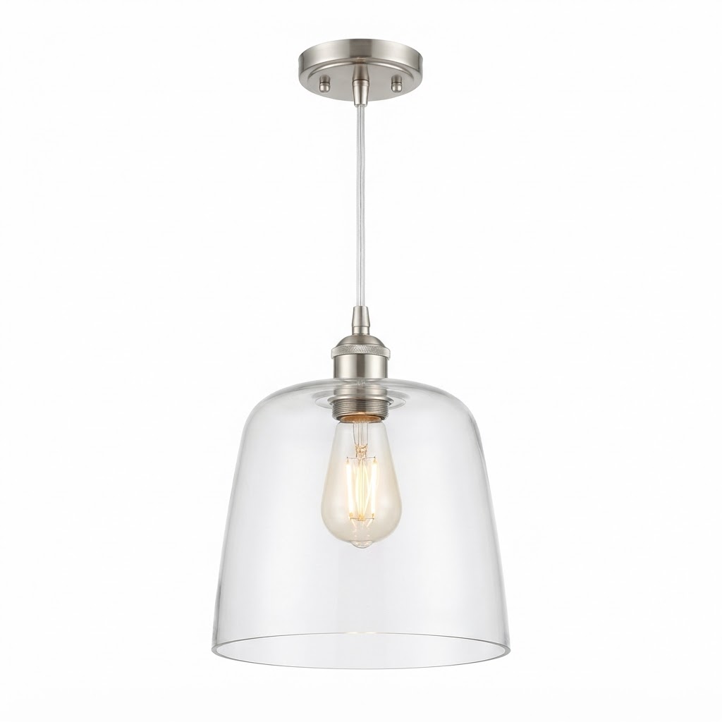 Clear Glass Pendant Light