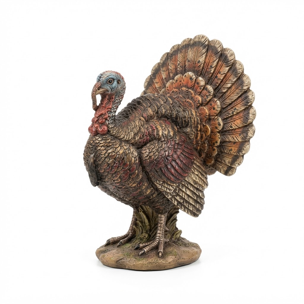Woodland Turkey Statues