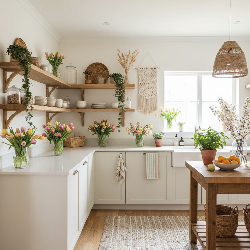 Boho Spring Kitchen