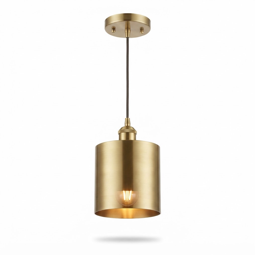 Brushed Brass Pendant Light