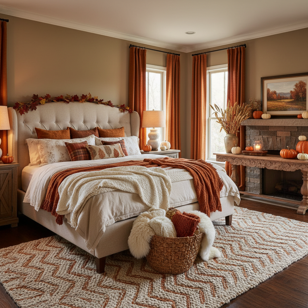Fall Master Bedroom