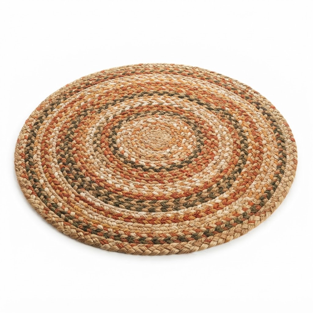 Round Braided Area Rug