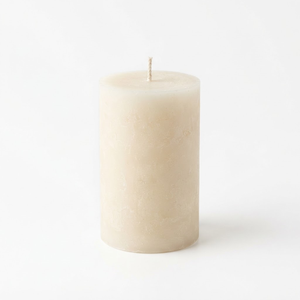 Unscented Soy Pillar Candle