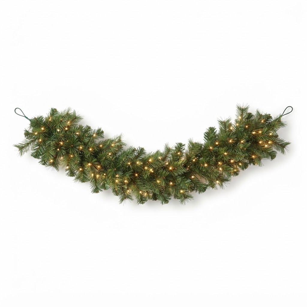 Twinkling Pine Garland