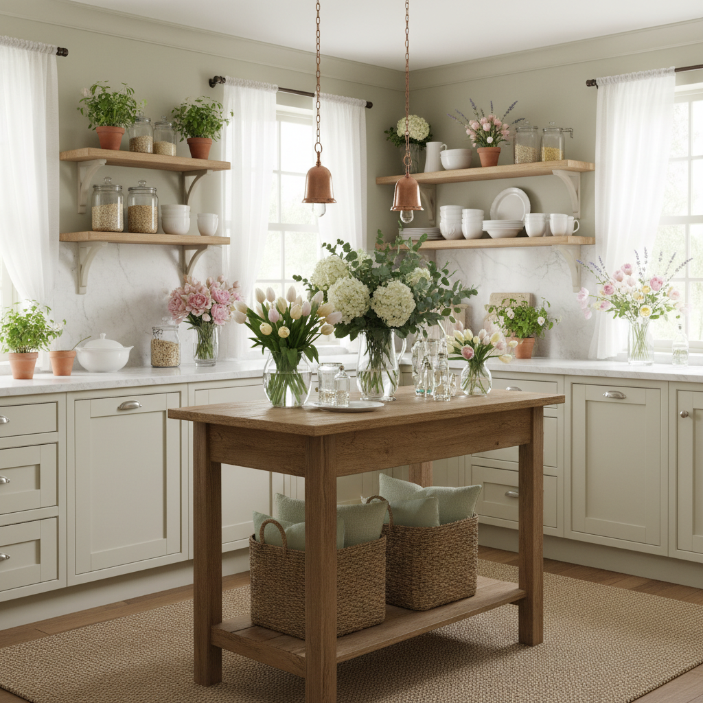 Traditional Spring Kitchen