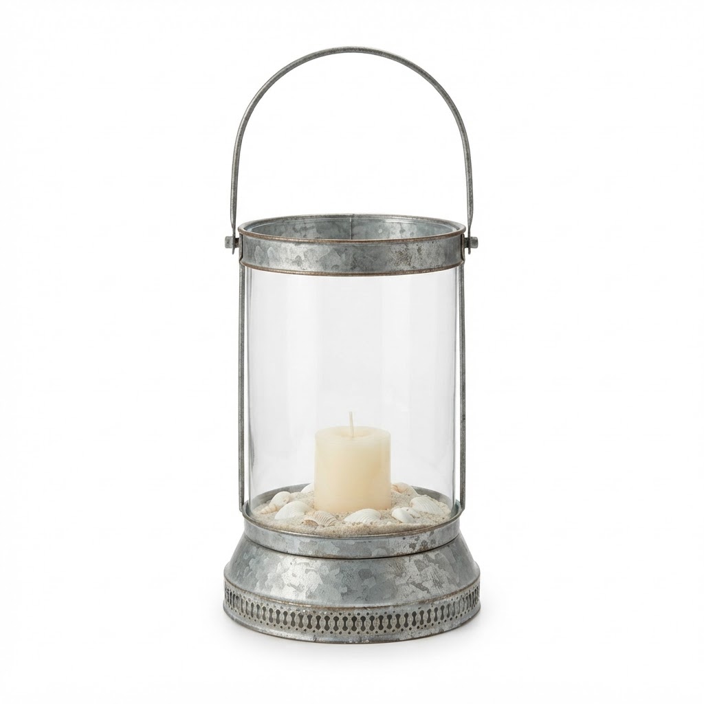 Glass Hurricane Lantern