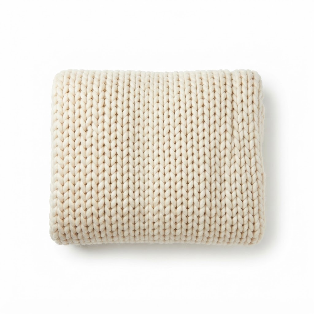 Chunky Knit Throw Blanket