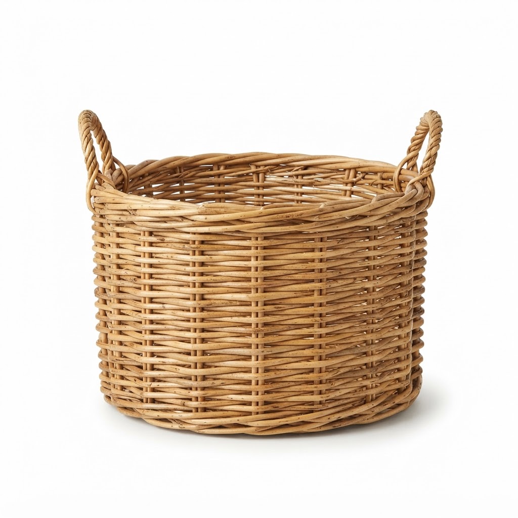 core Woven Rattan Basket