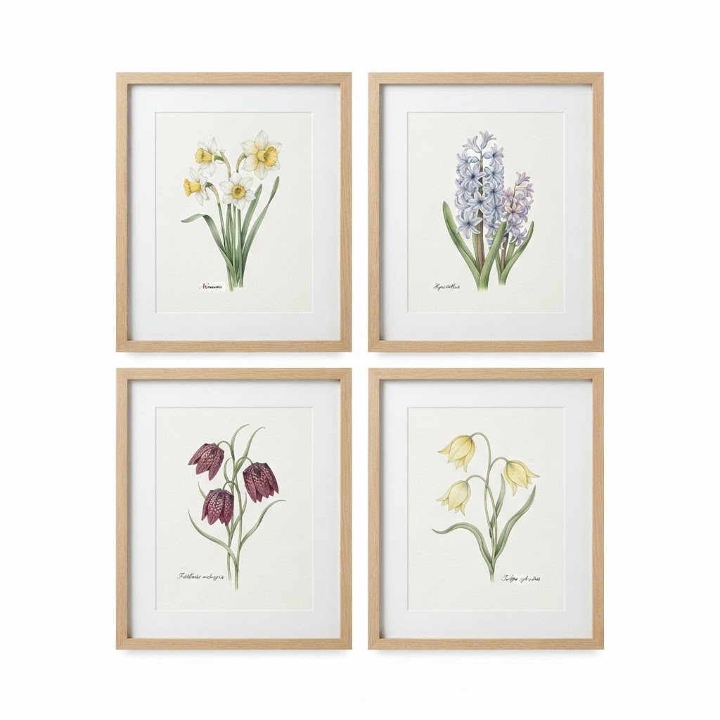 Botanical Framed Wall Art Set