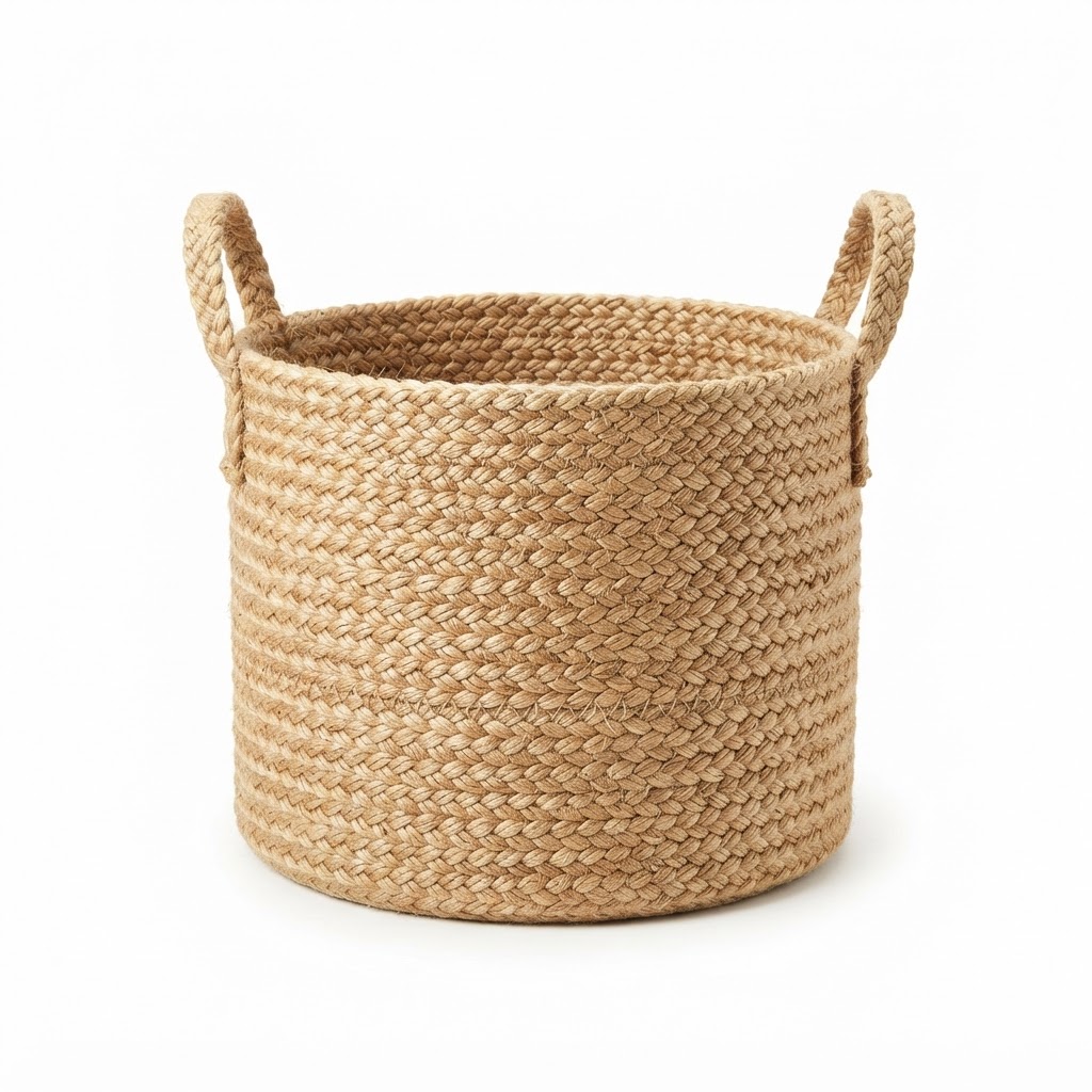 Jute Woven Storage Basket