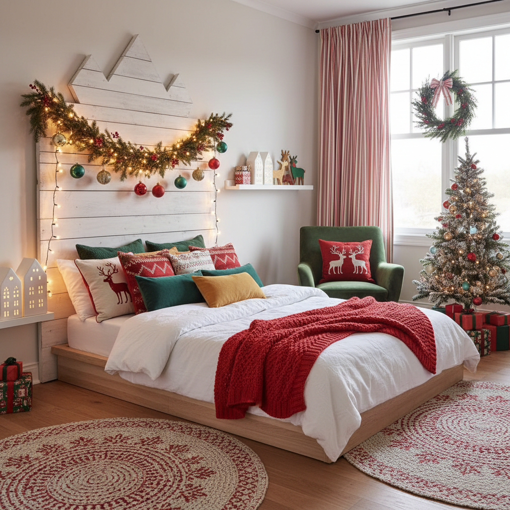 Nordic Christmas Child Bedroom (Girl)