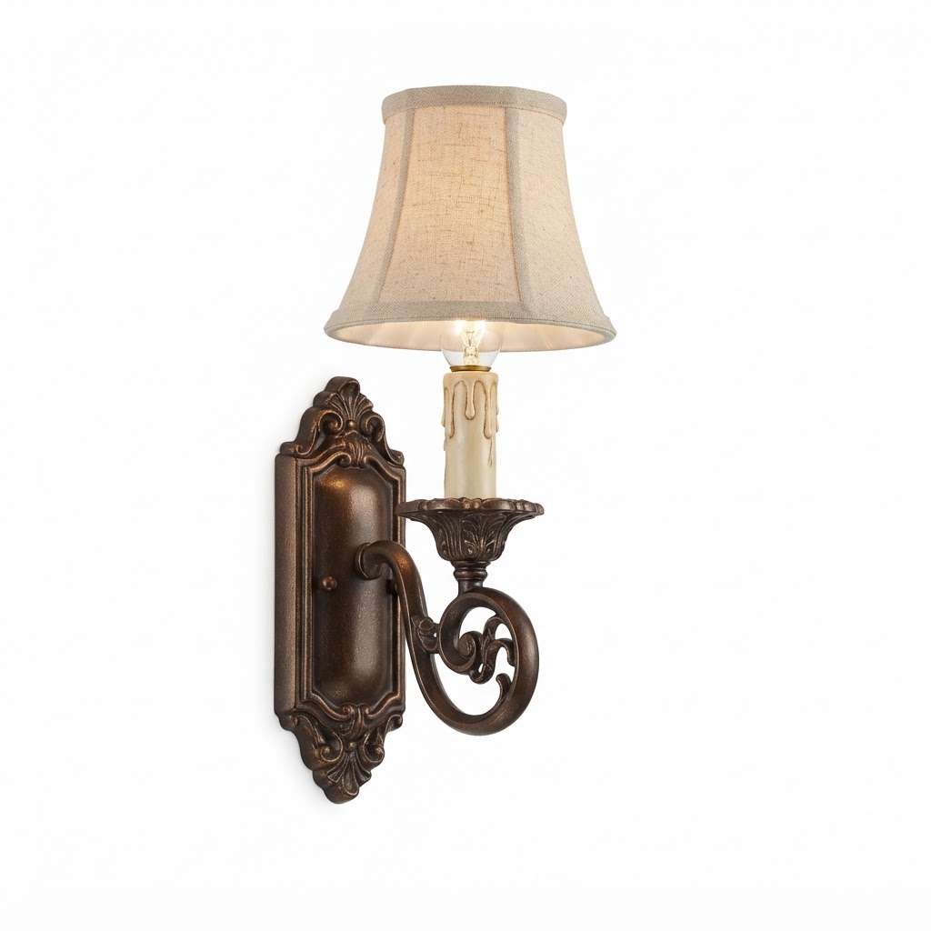 Bronze Finish Wall Sconce