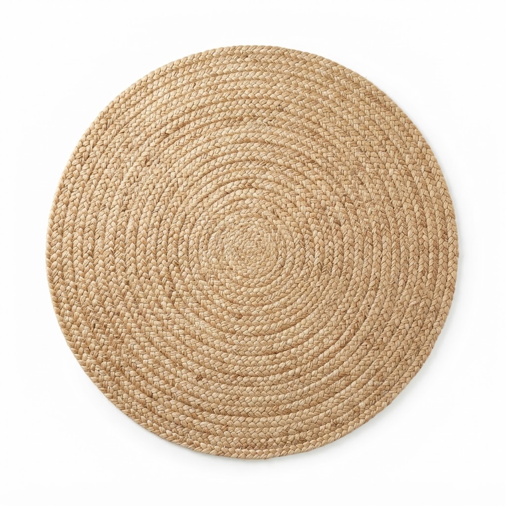 Braided Jute Kitchen Rug