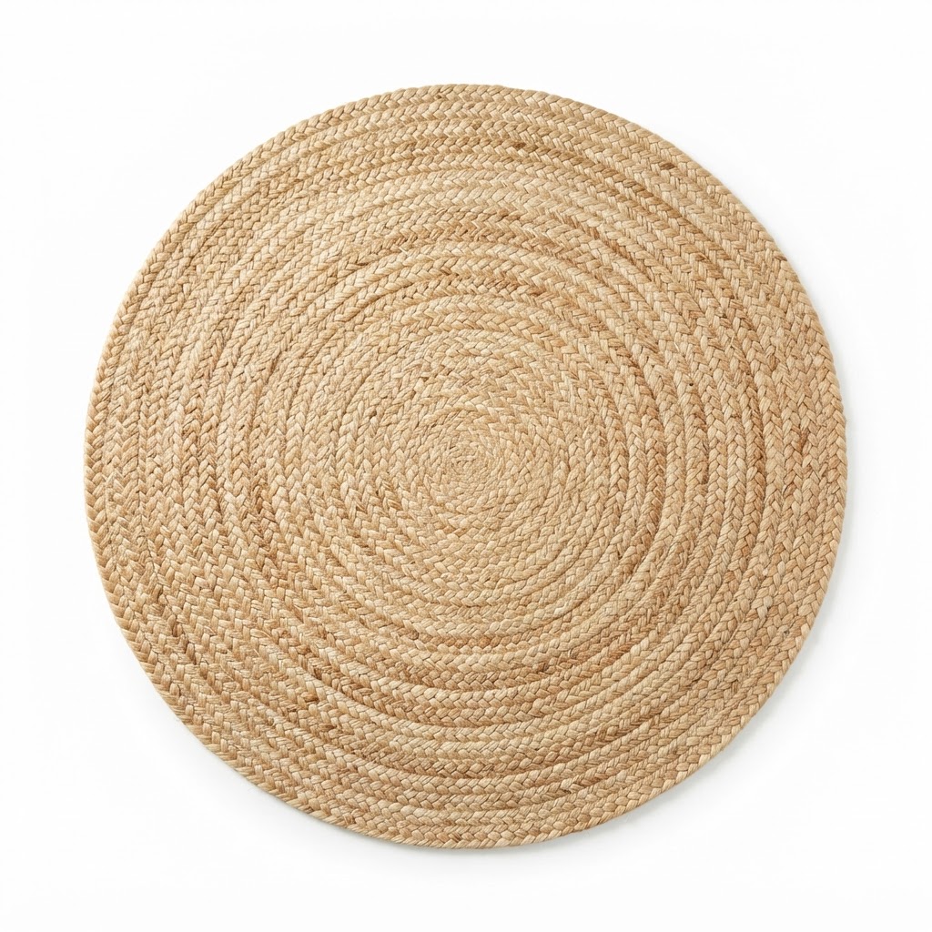 Spring Woven Natural Jute Rug