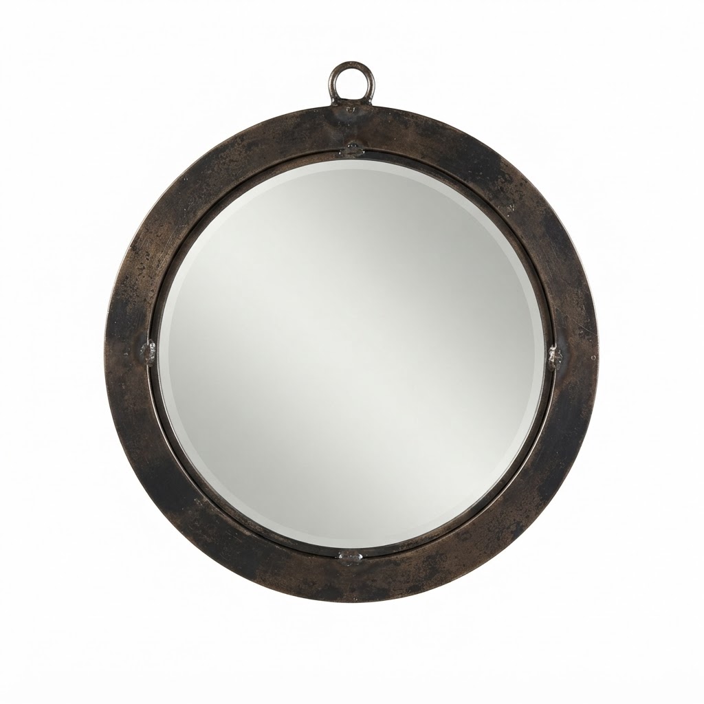 Round Metal Frame Mirrors