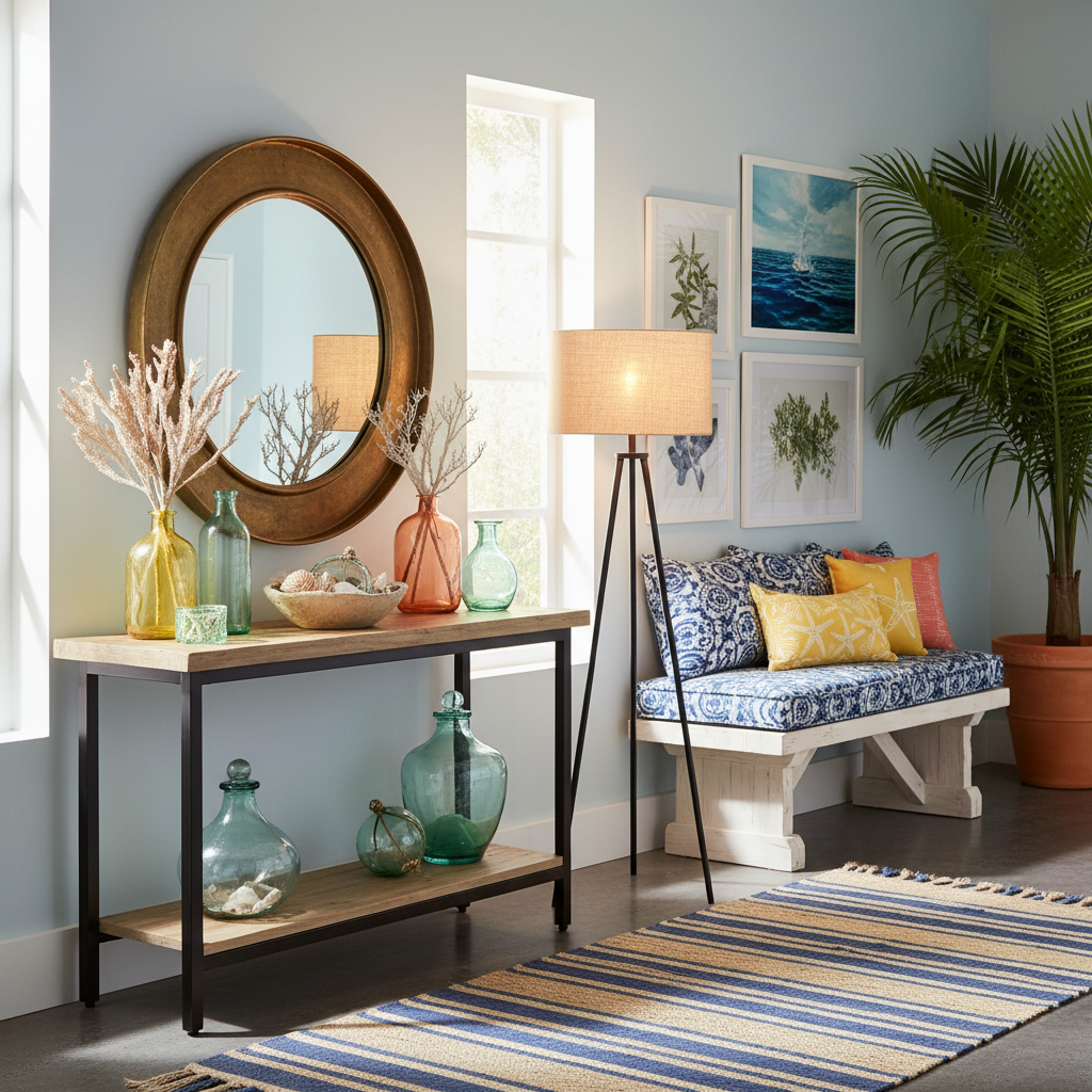 Industrial Summer Entryway