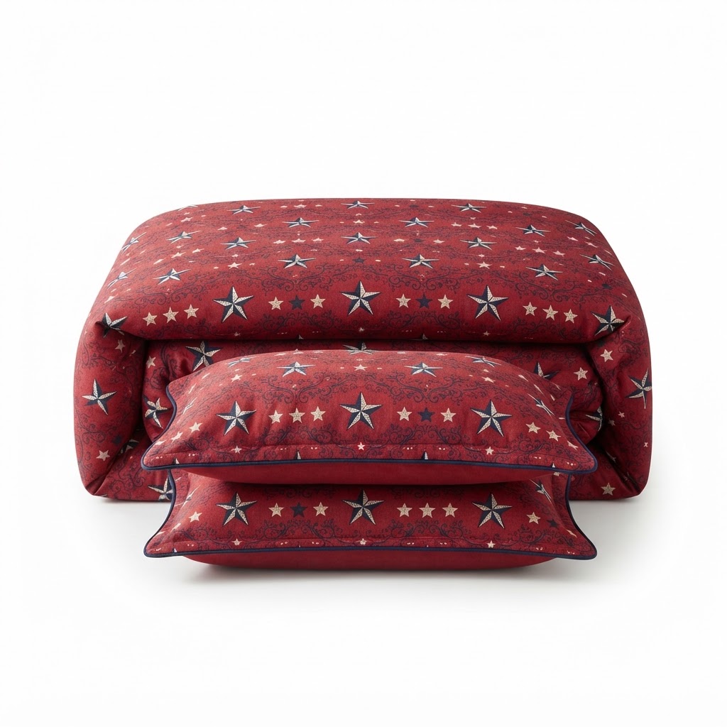 Americana Star Pattern Comforter Set