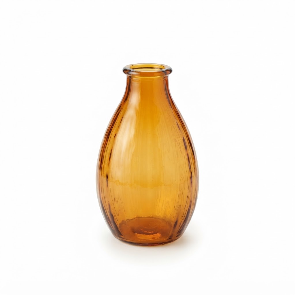Amber Glass Vase