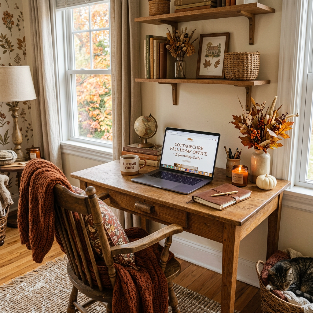 Cottagecore Fall Home Office — Room Recipe