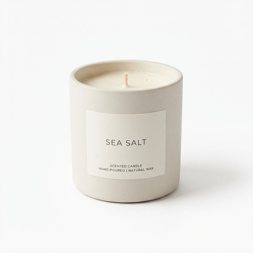 Sea Salt Scented Candle