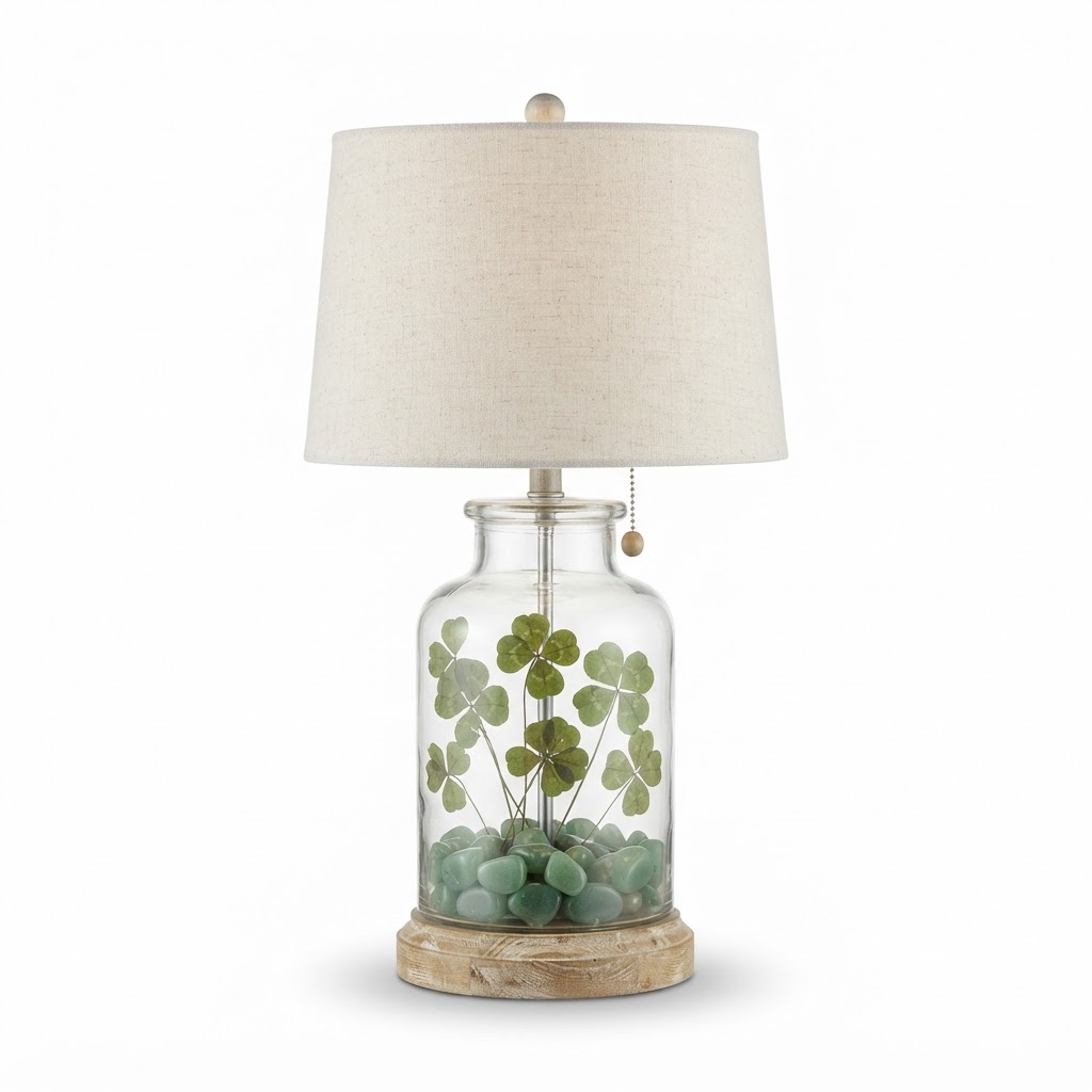 Glass Table Lamp