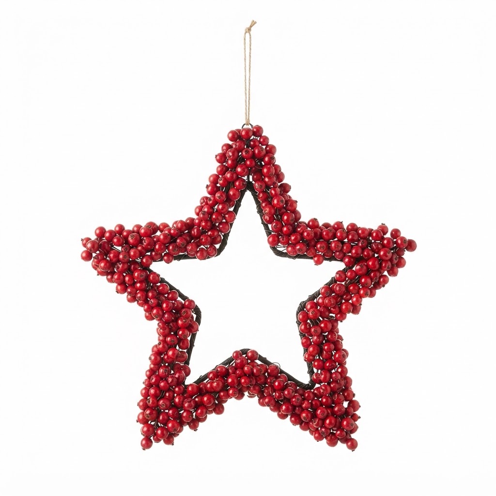 Red Berry Star Wreath