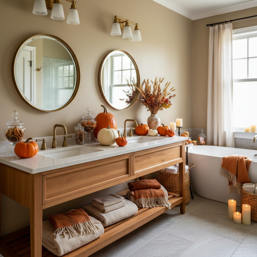 Transitional Fall Master Bathroom