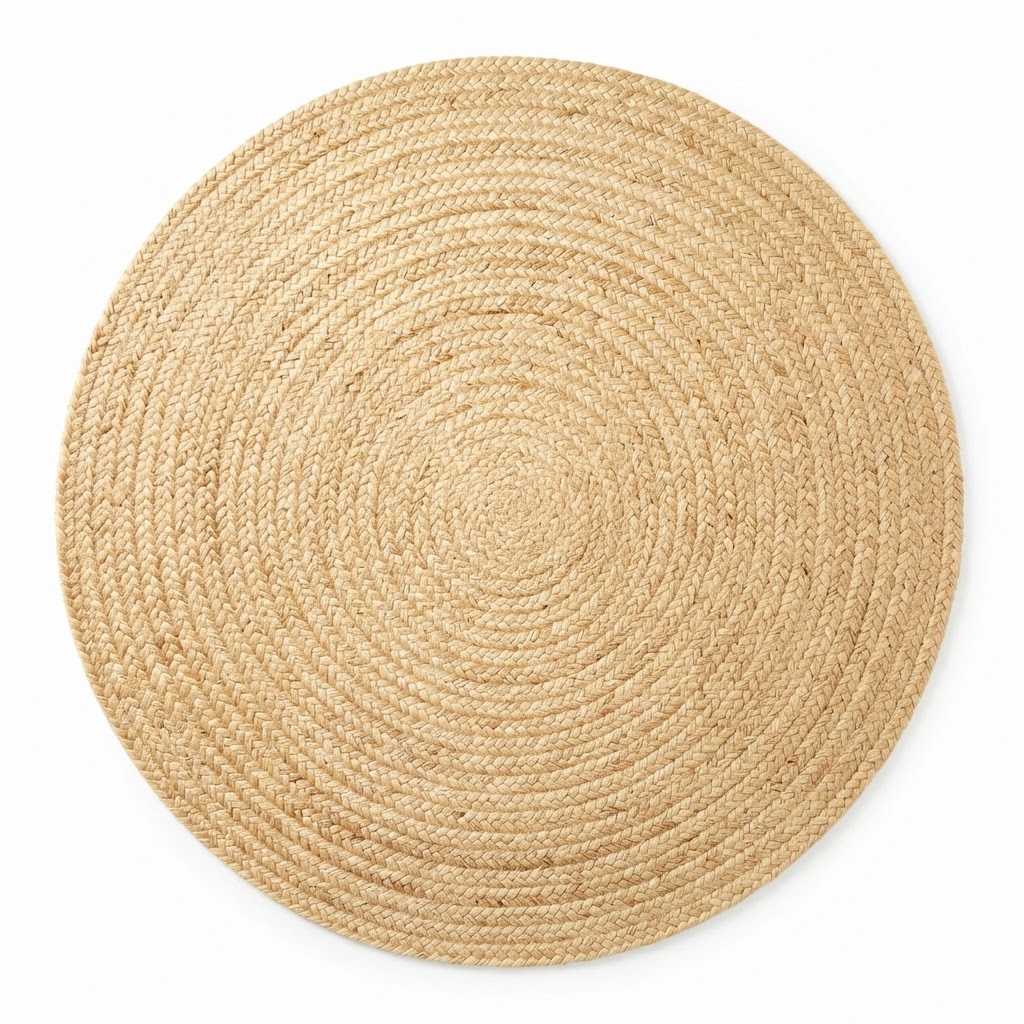Summer Braided Jute Area Rug