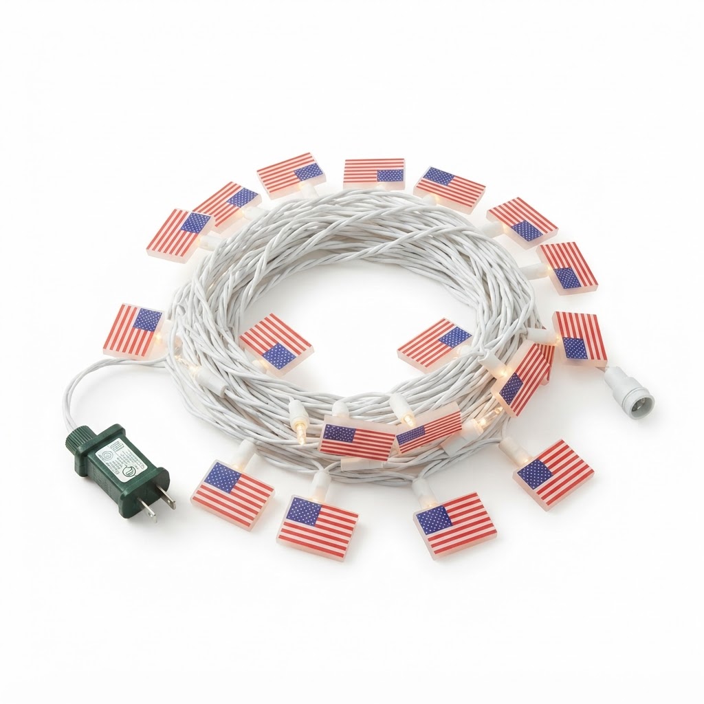 Americana Flag String Lights