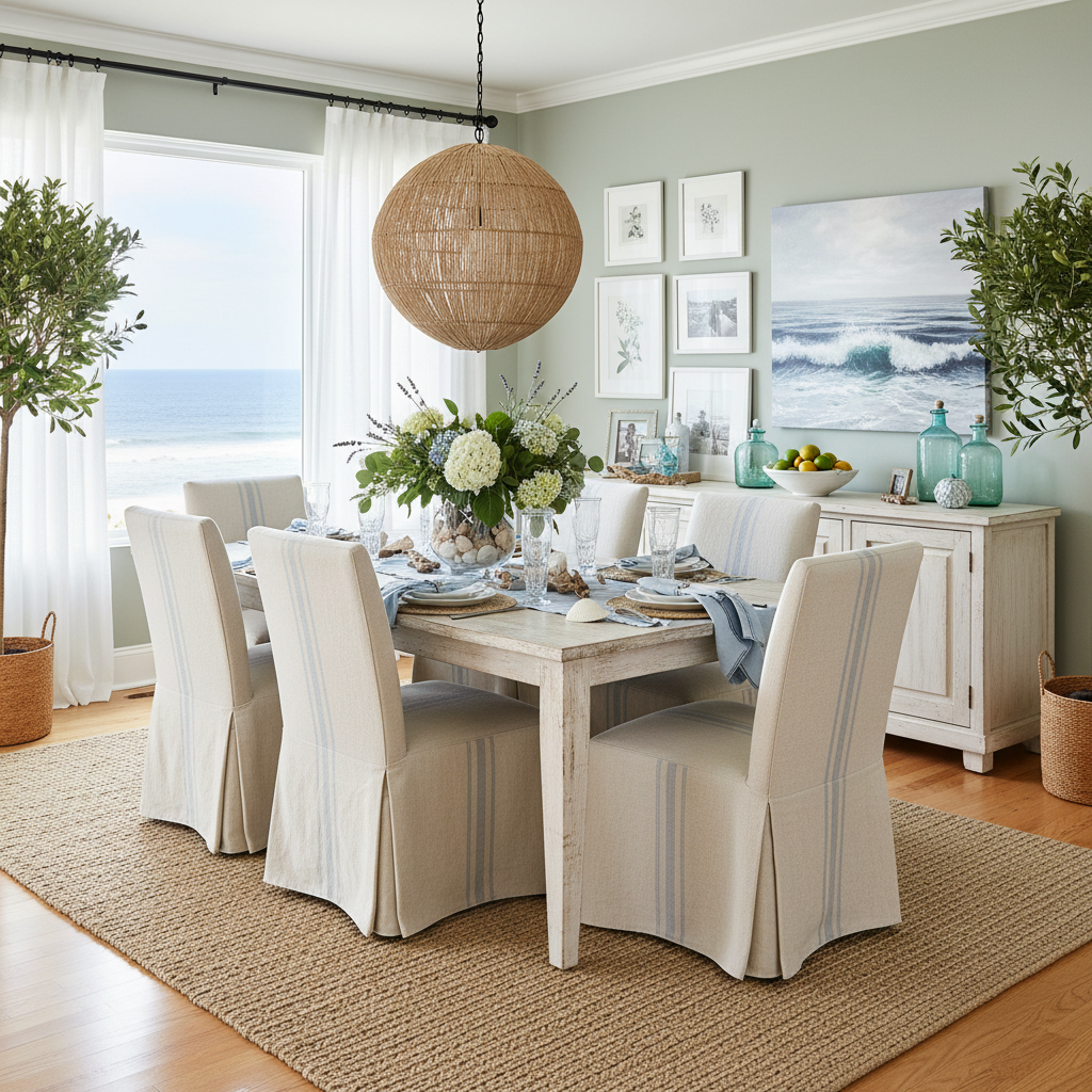 Coastal Spring Dining Room