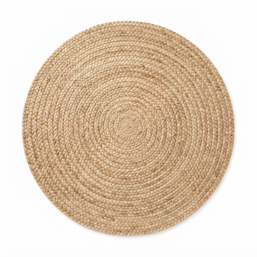 Woven Jute Area Rug