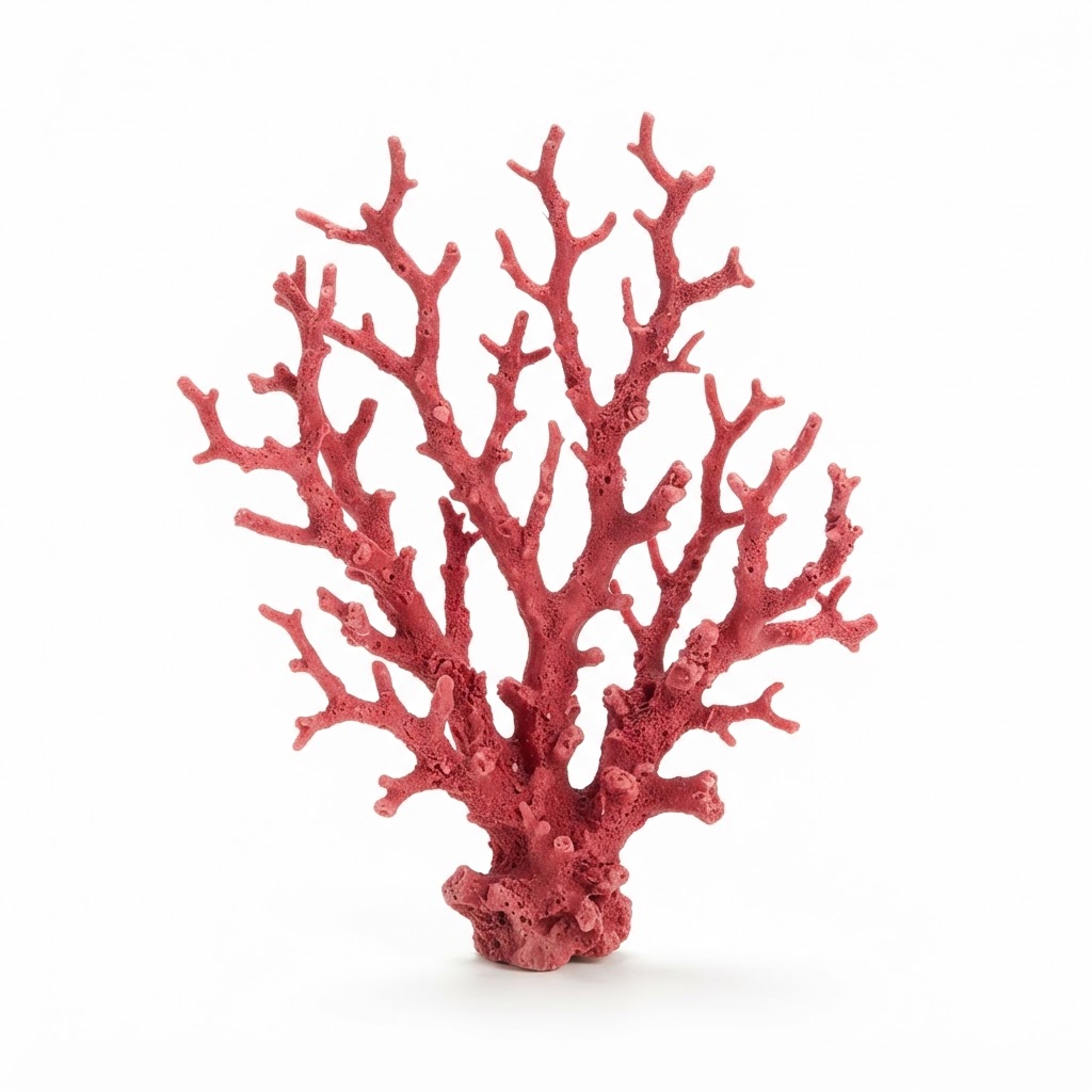 Summer Coral Branch Decorative Accent