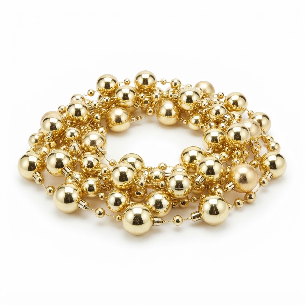 Gold Ornament Garland
