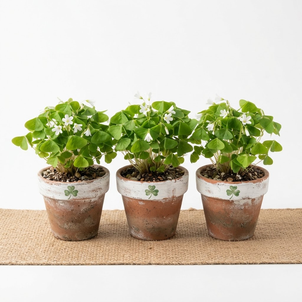 Potted Shamrock Plant Set