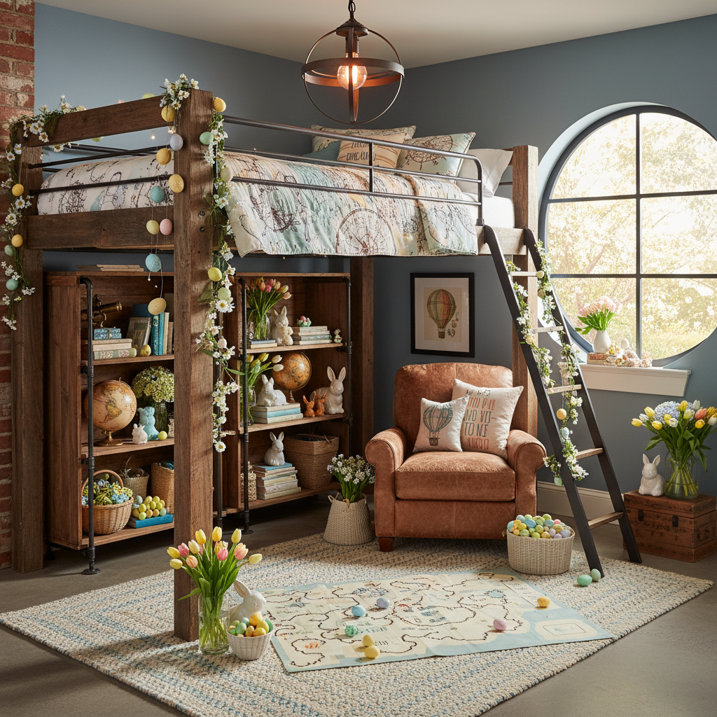 Industrial Easter Child Bedroom (Boy)