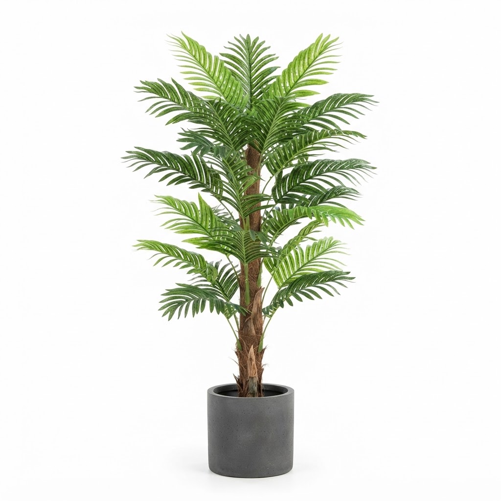 Summer Faux Potted Palm Tree