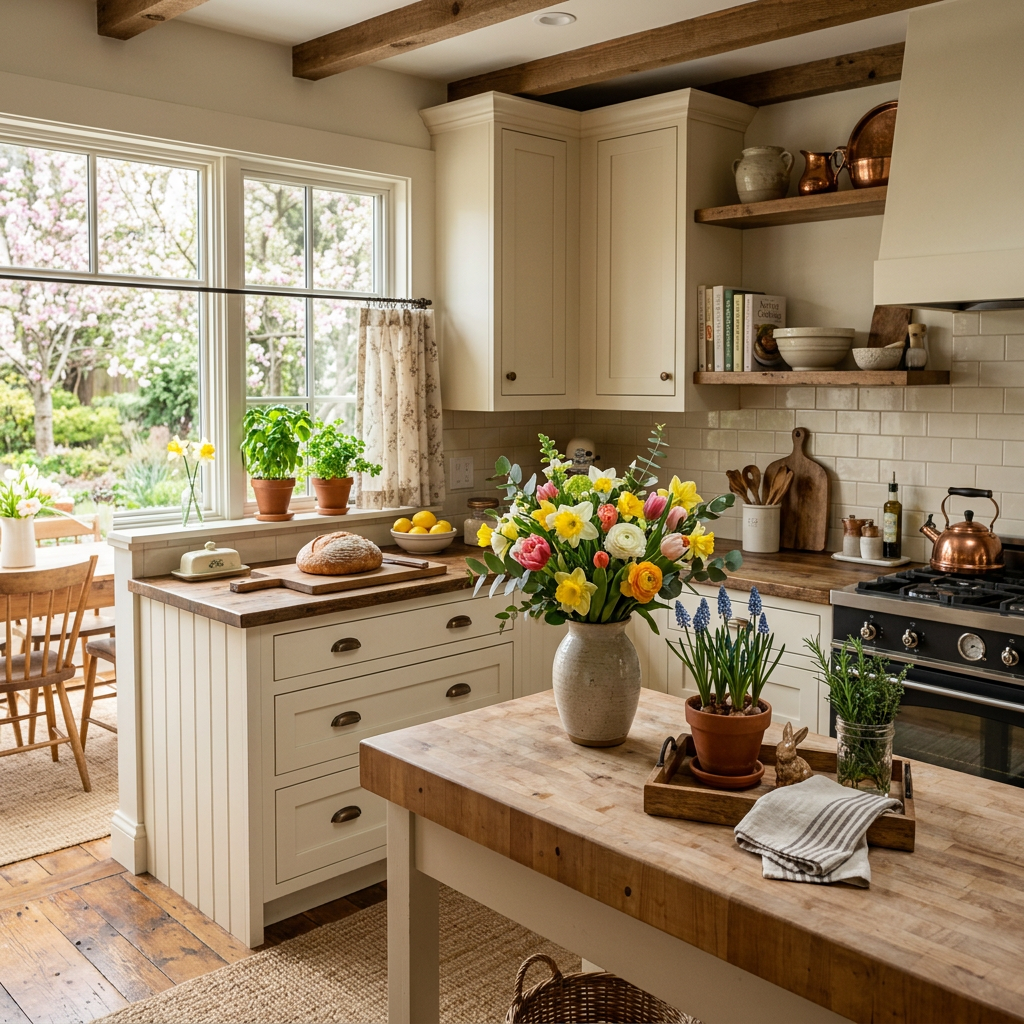 Rustic Spring Kitchen