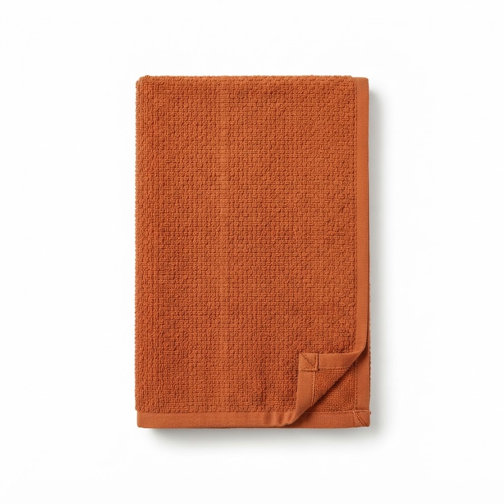 Burnt Orange Heavyweight Cotton Towel