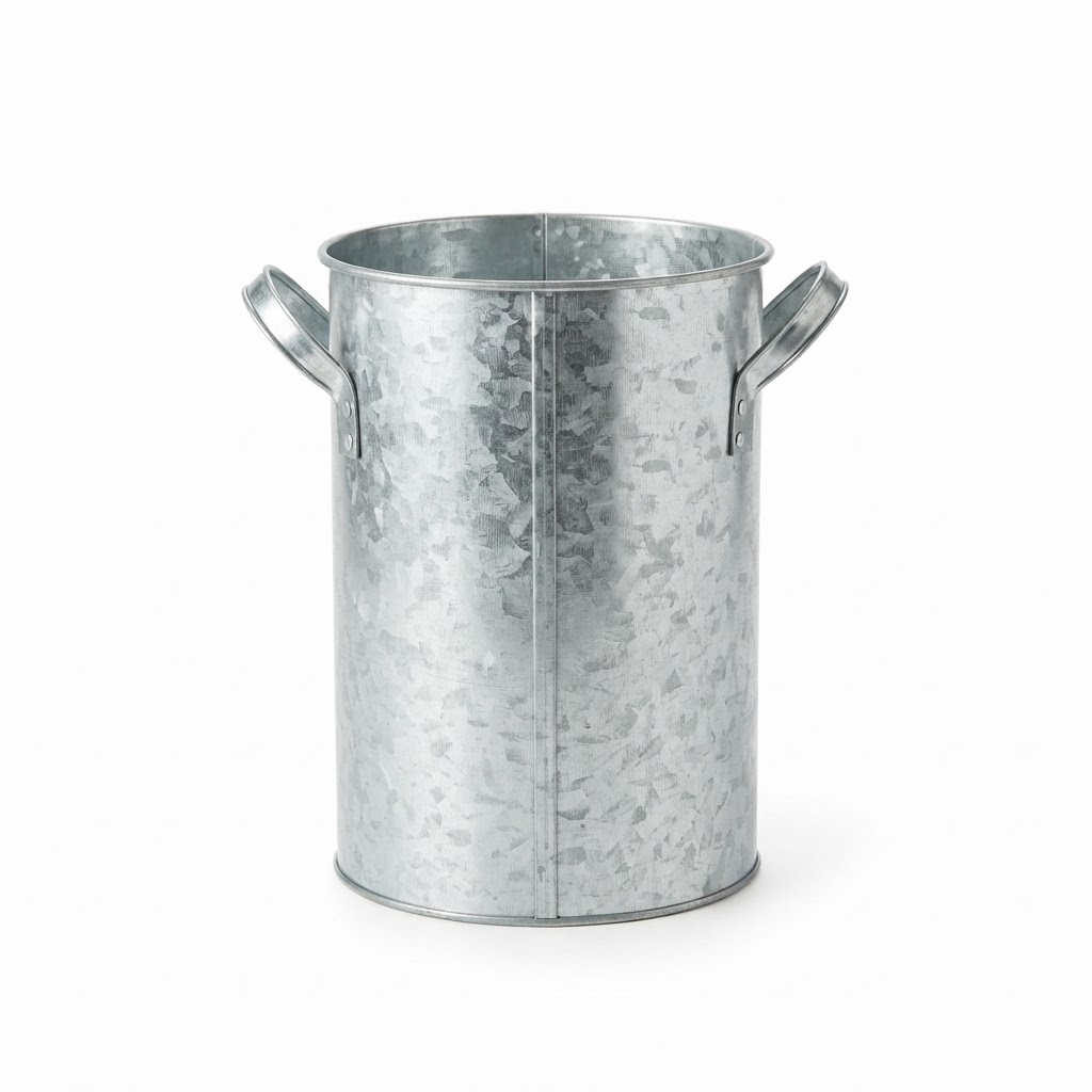 Galvanized Steel Flower Vase