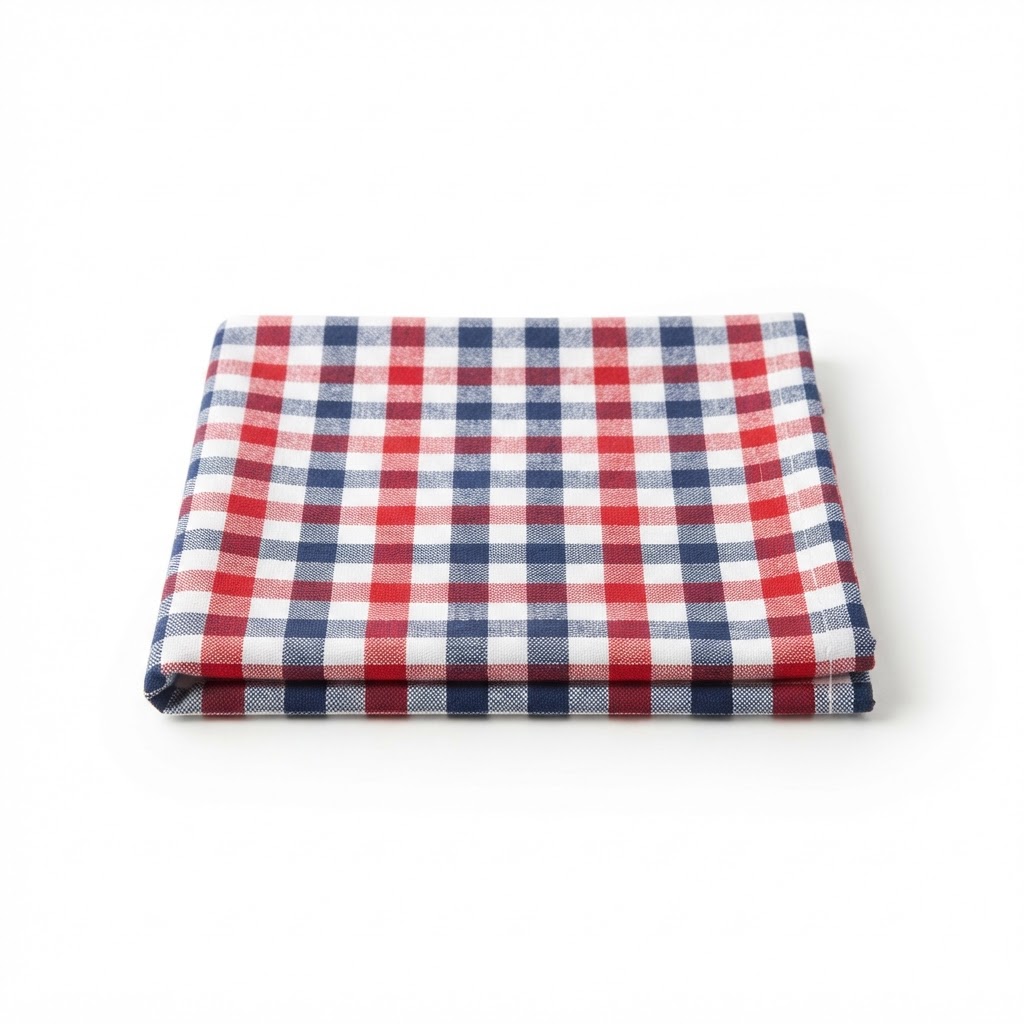 Red & Blue Gingham Cotton Napkins