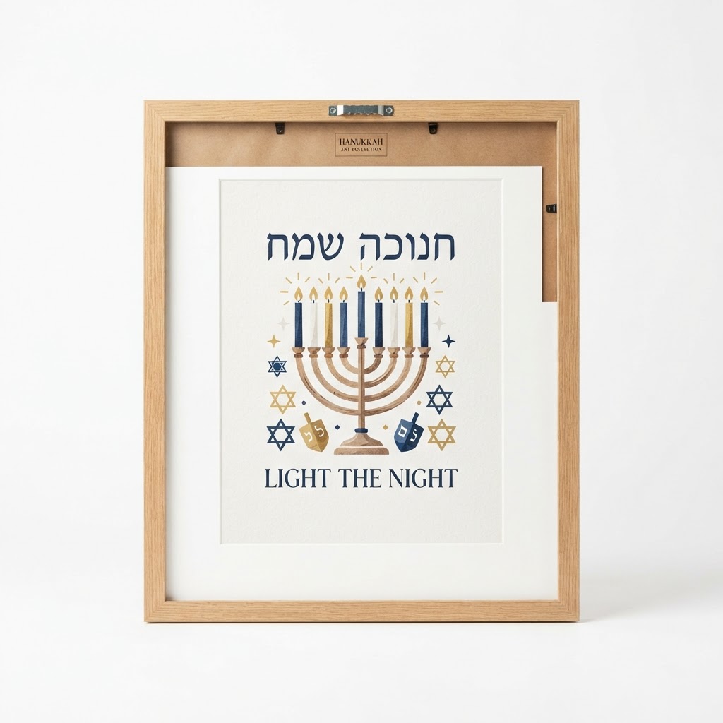 Framed Hanukkah Wall Art