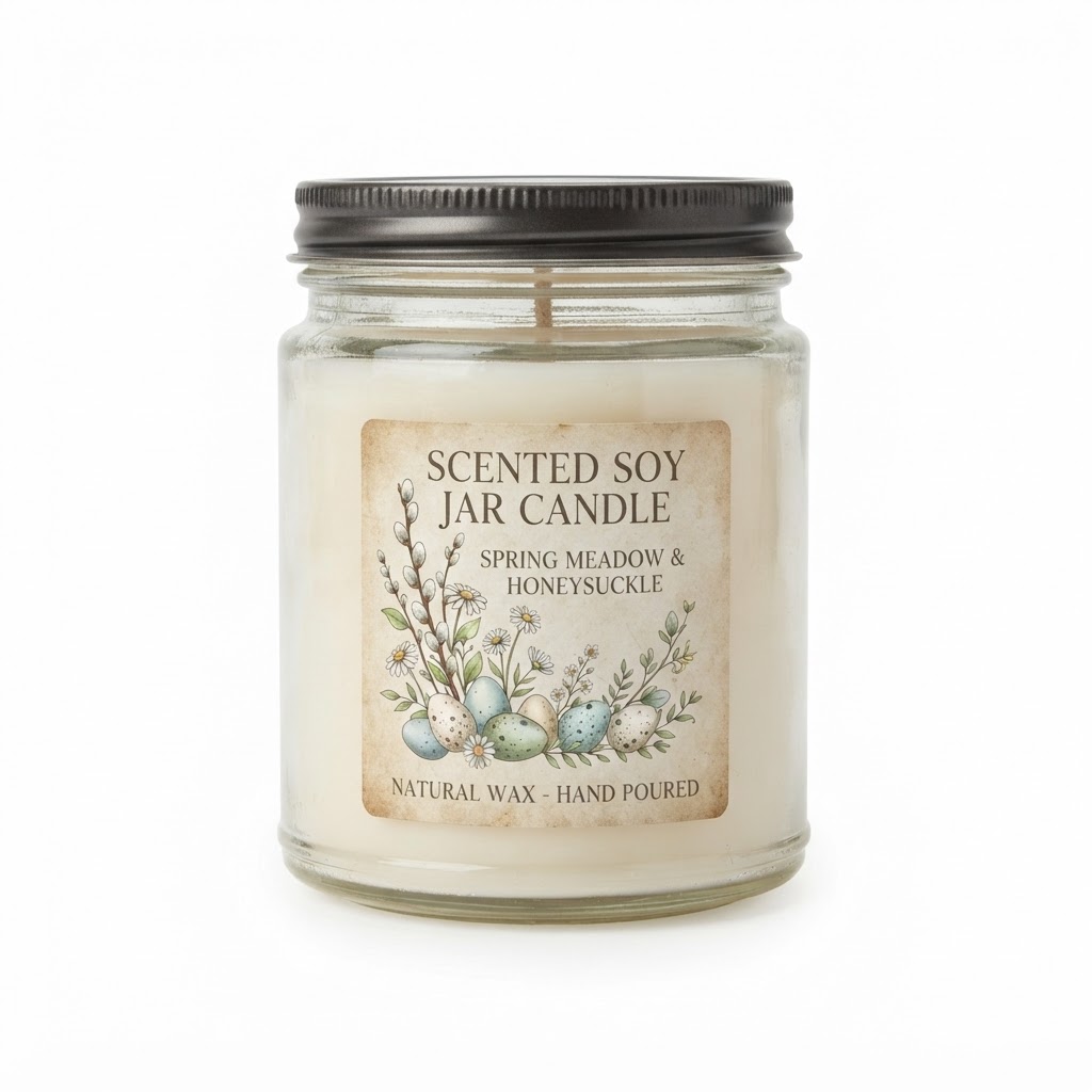 Scented Soy Jar Candle