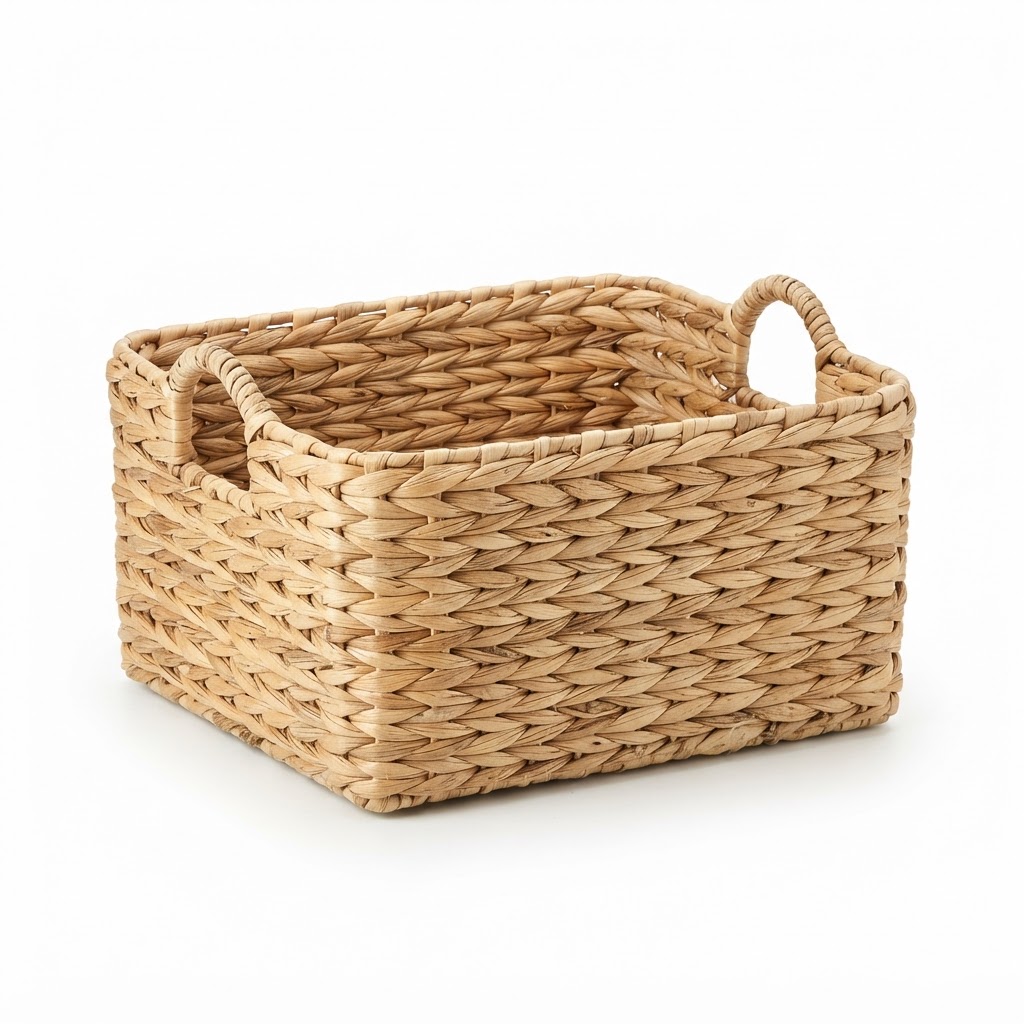 Natural Wicker Storage Basket