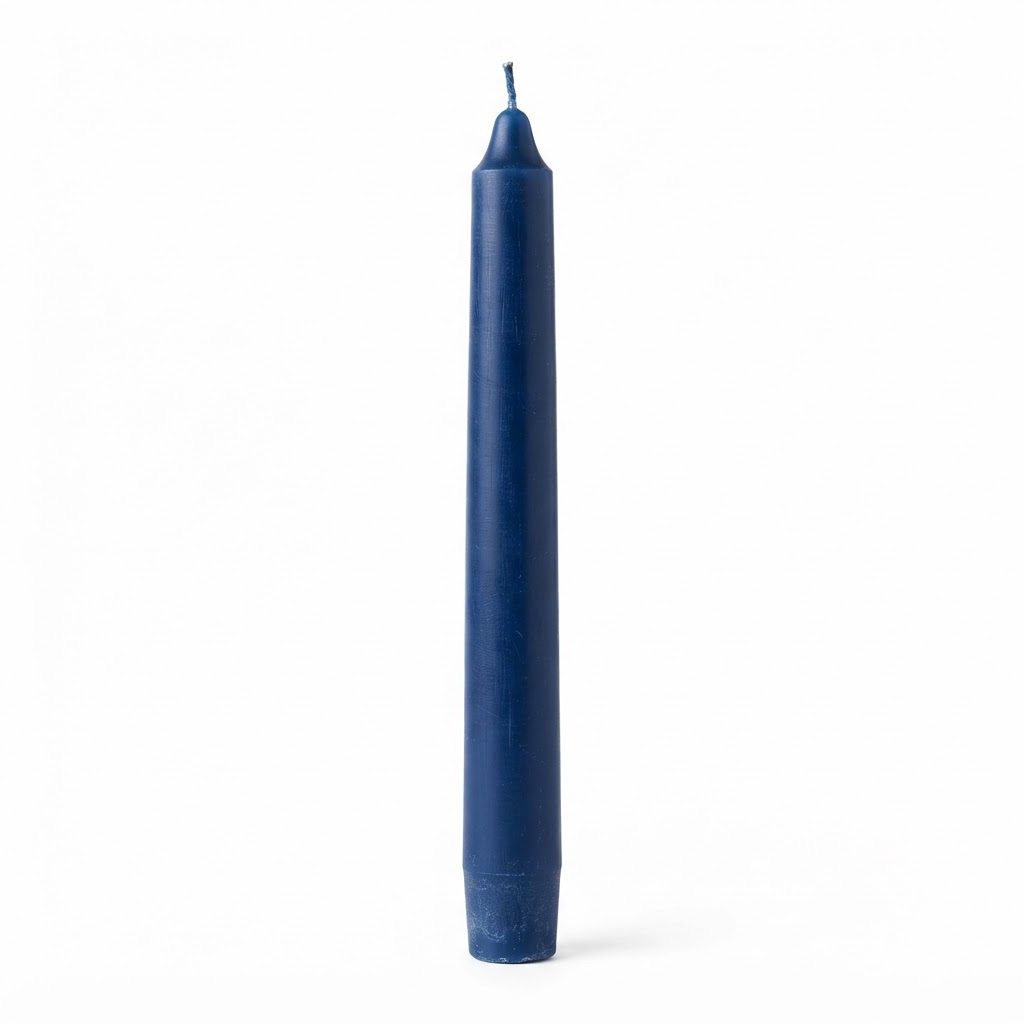Blue Taper Candles