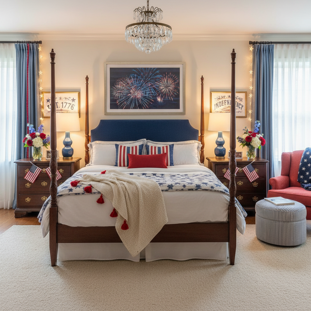 4th of July Master Bedroom