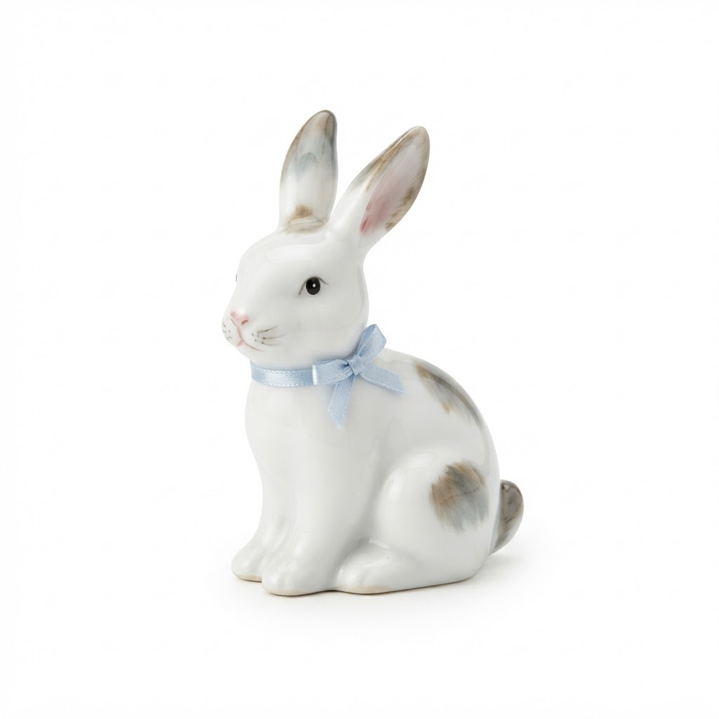 Porcelain Bunny Figurine