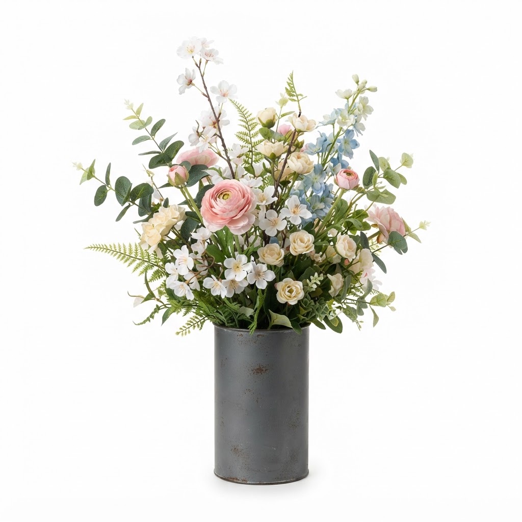 Spring Floral Faux Arrangement