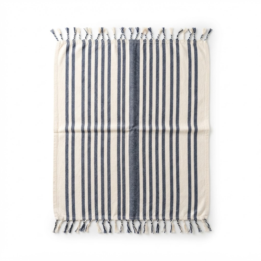 Striped Cotton Throw Cloth
