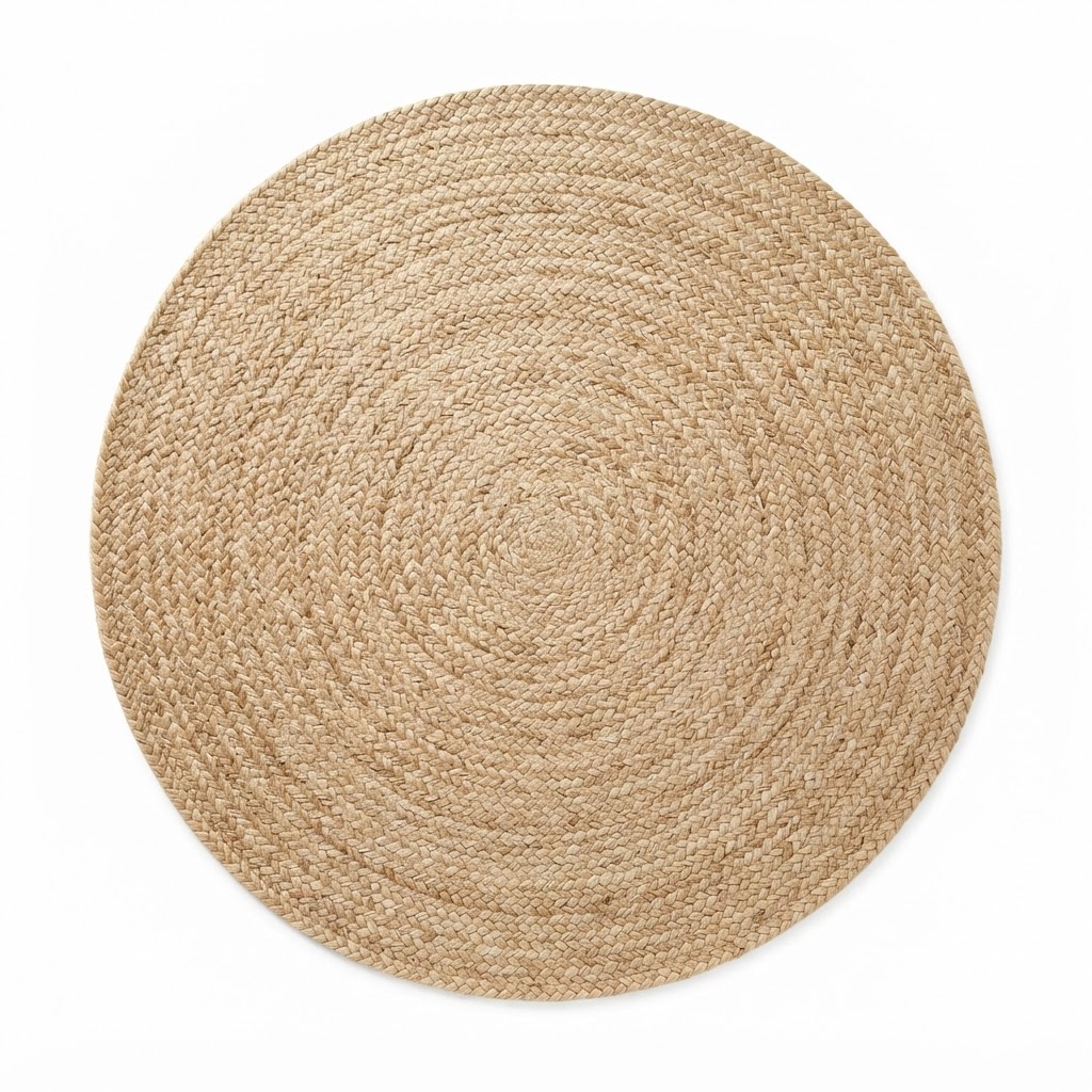 Jute Round Area Rug