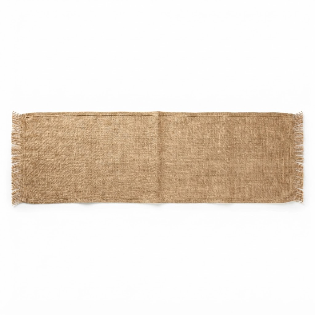 Natural Burlap Table Runner